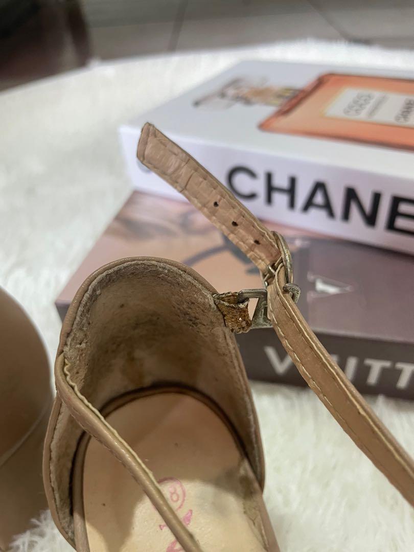 Noblesse Nude Heels Women S Fashion Footwear Heels On Carousell