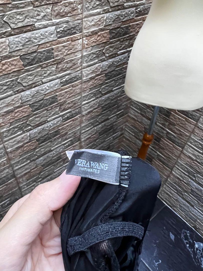 Lingerie Satin Hitam Seksi Vera Wang Baju Tidur Hitam Seksi Fesyen