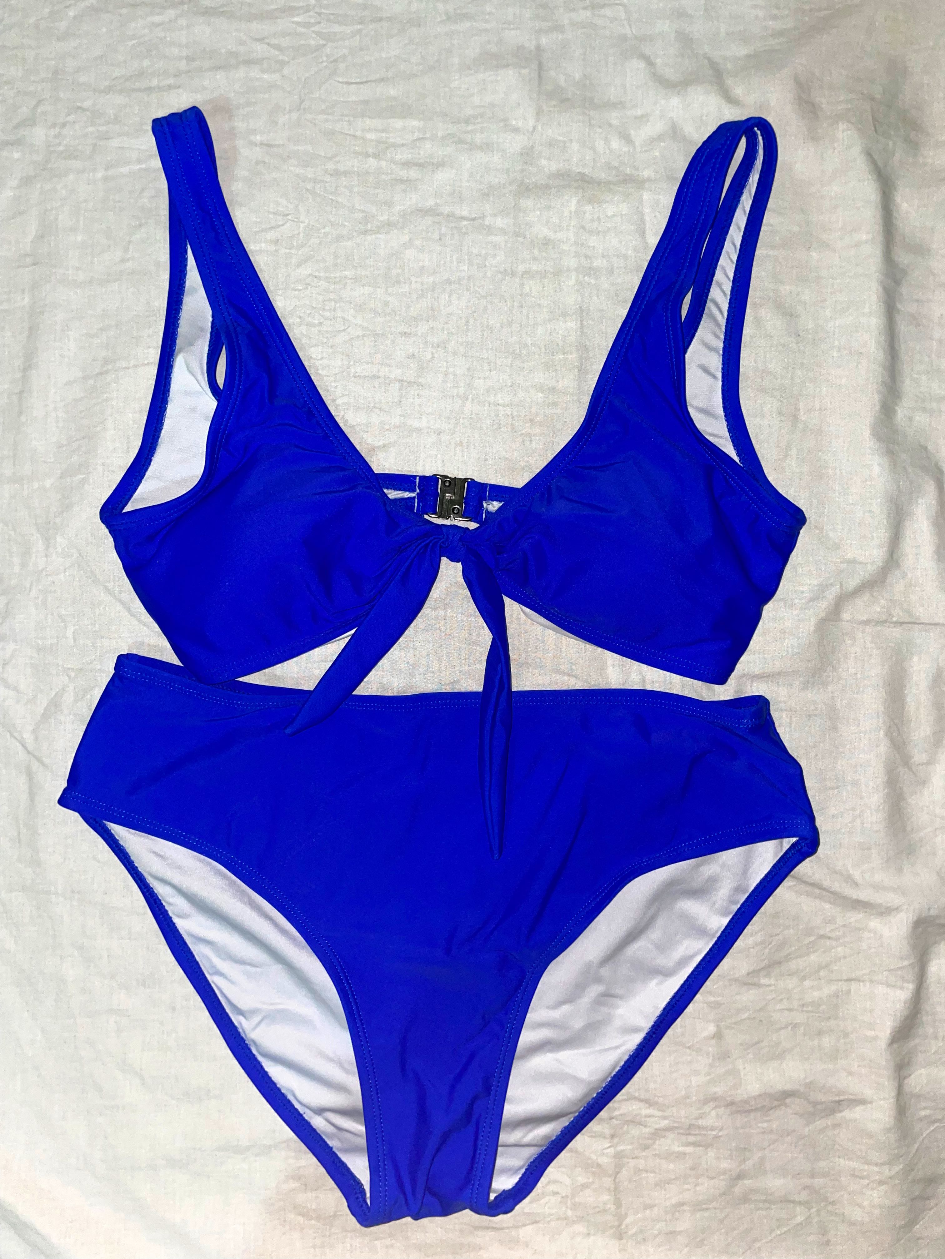 Shein Blue Bikini Women S Fashion Swimwear Bikinis Swimsuits On