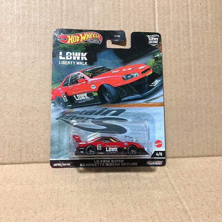 Hot Wheels Toyota Ae Sprinter Trueno Liberty Walk Lb Err Super Silhouette Nissan Skyline