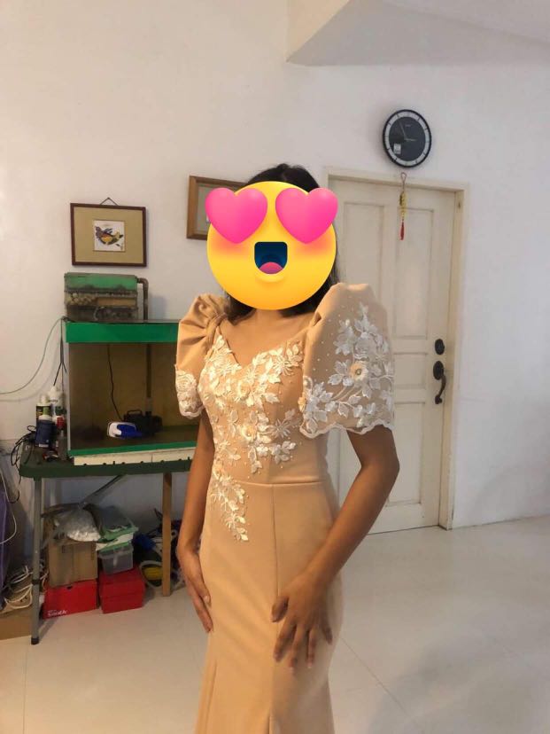 So Elegant Modern Filipiniana Dress Filipiniana Dress Filipiniana My XXX Hot Girl
