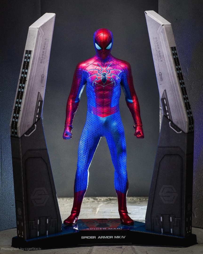 Hot Toys MARVEL S SPIDER MAN SPIDER ARMOR MK IV SUIT 1 6TH SCALE 興趣及遊戲 玩具 遊戲類 on Carousell