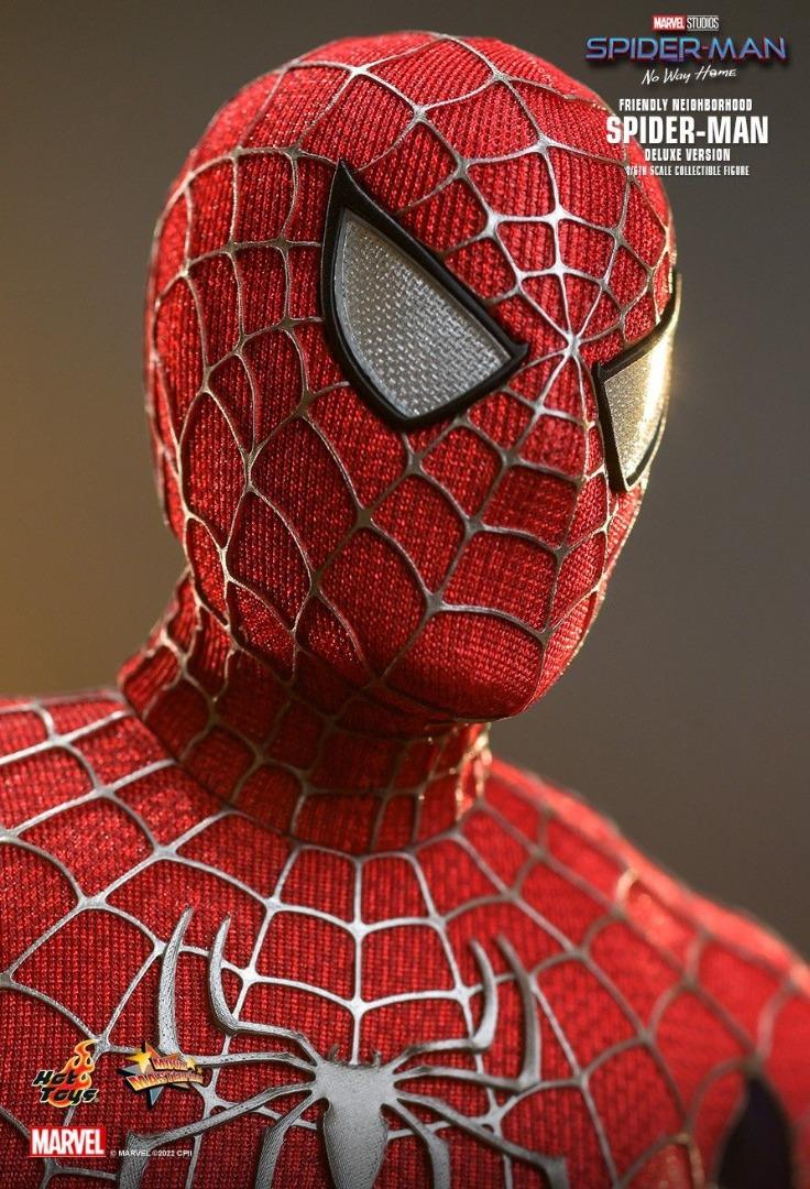 PRE ORDER HOT TOYS MMS SPIDER MAN NO WAY HOME FRIENDLY NEIGHBORHOOD SPIDER MAN DELUXE