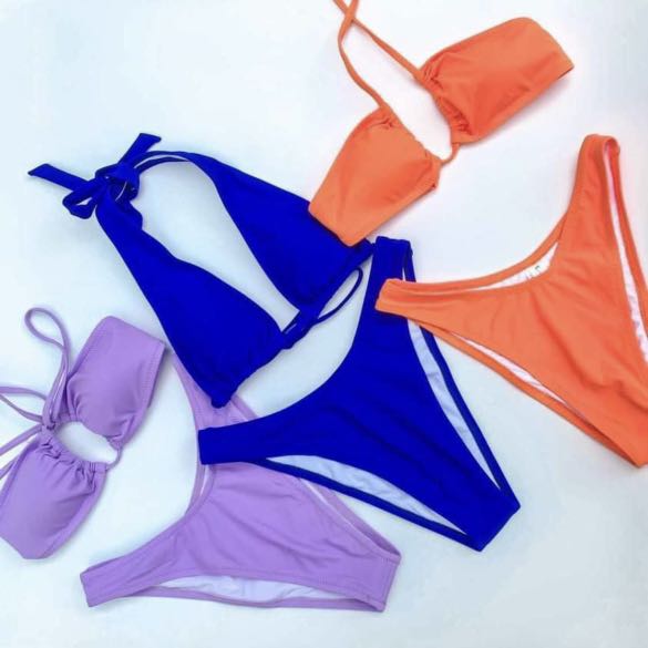Esseantial Darcy Bikini In Lilac Women S Fashion Swimwear Bikinis