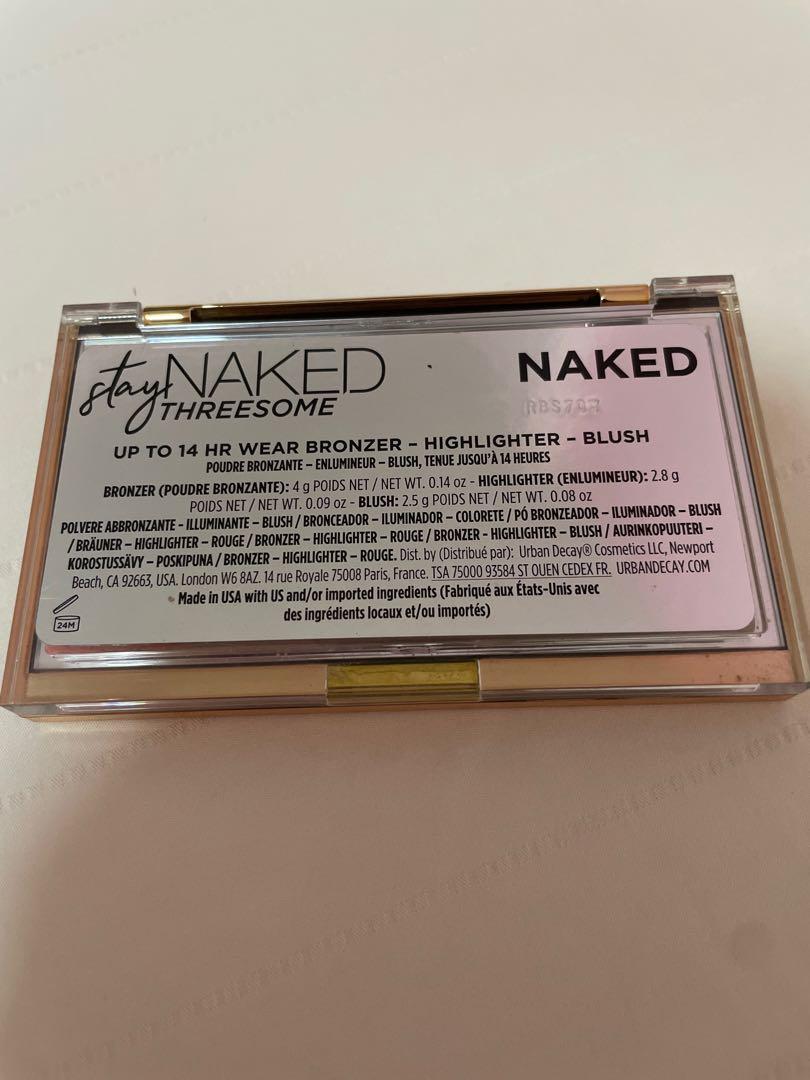 Naked Blush Highlight Bronzer Beauty Personal Care Face Makeup