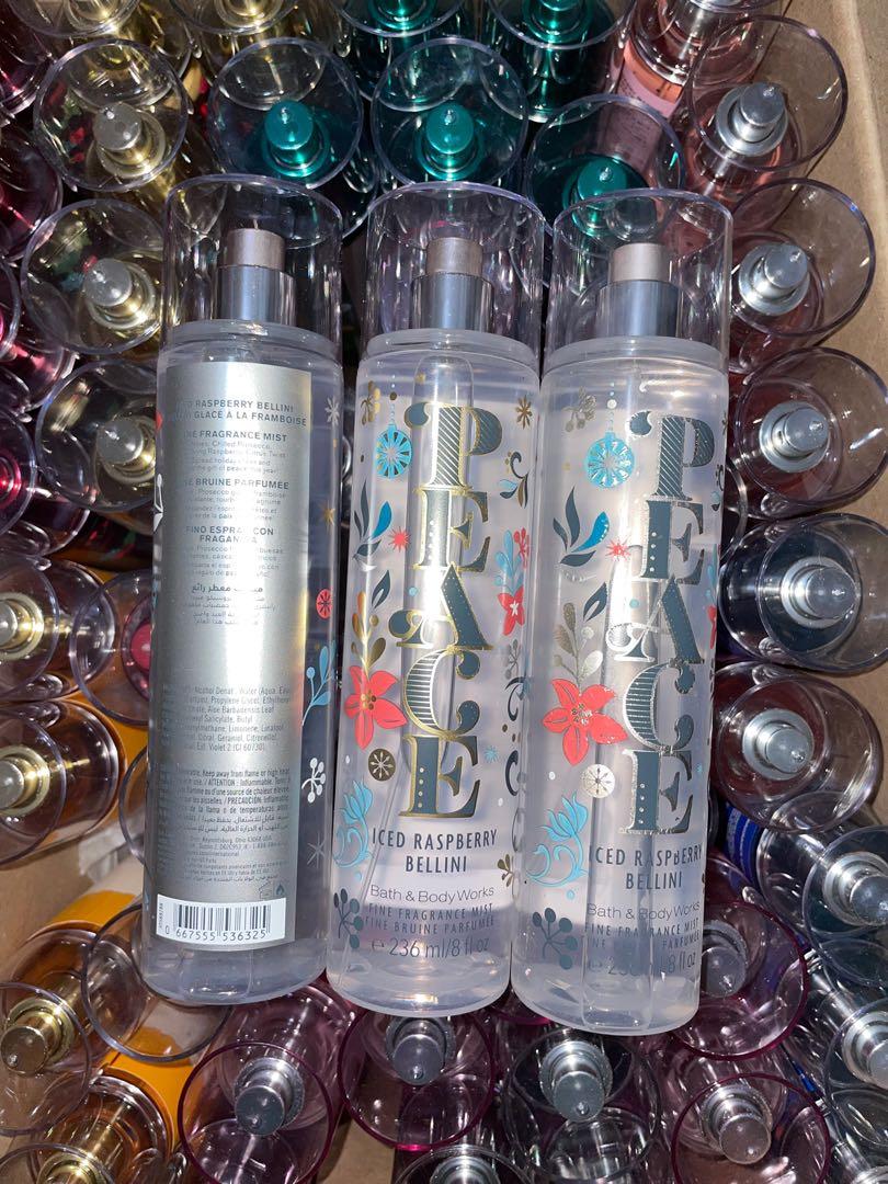 BBW Peace Ice Raspberry Bellini Beauty Personal Care Fragrance