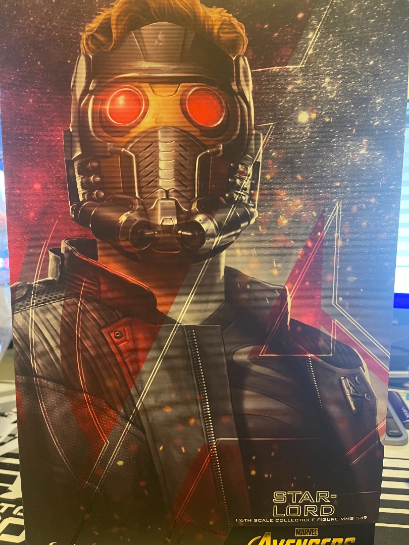Hot toys MMS 539 Marvel Avengers Infinity War Star Lord 興趣及遊戲 玩具 遊戲類 Carousell