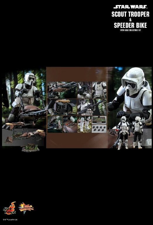 已可取 會員訂單 Hot Toys MMS612 Star Wars Scout Trooper Speeder Bike 興趣及遊戲 玩具 遊戲類 Carousell
