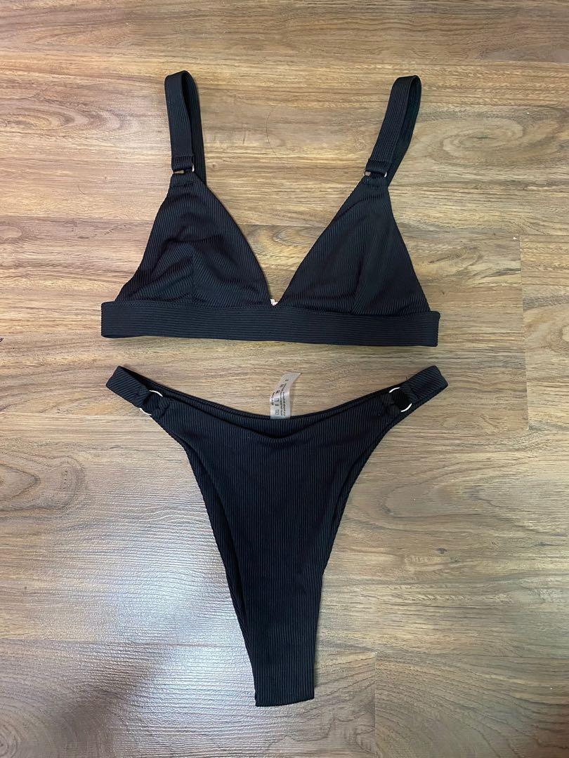 Rib Ring High Cut Bikini Women S Fashion Swimwear Bikinis