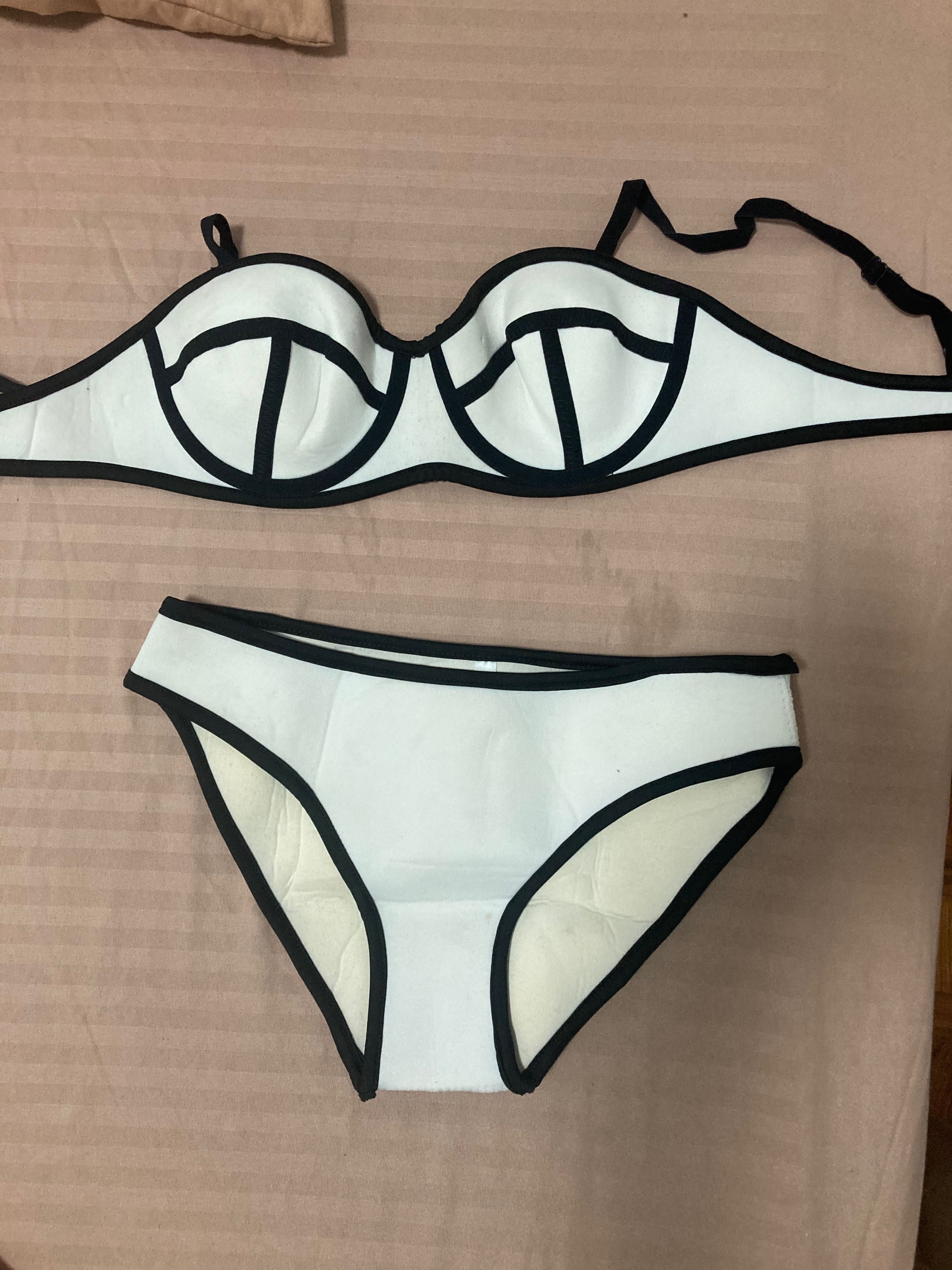 Triangl White Bikini Set Women S Fashion Swimwear Bikinis