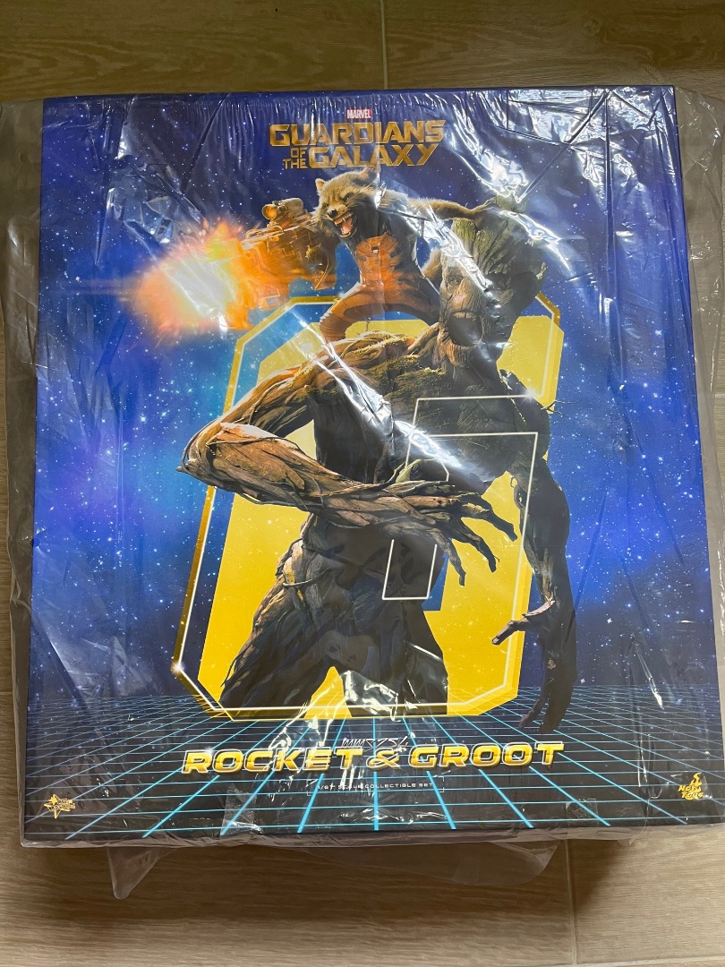 全新 圓貼未開 HOTTOYS MMS254 MMS 254 樹人 火箭 ROCKET AND GROOT 銀河護衛隊 星際異攻隊 Guardian of the Galaxy Hot
