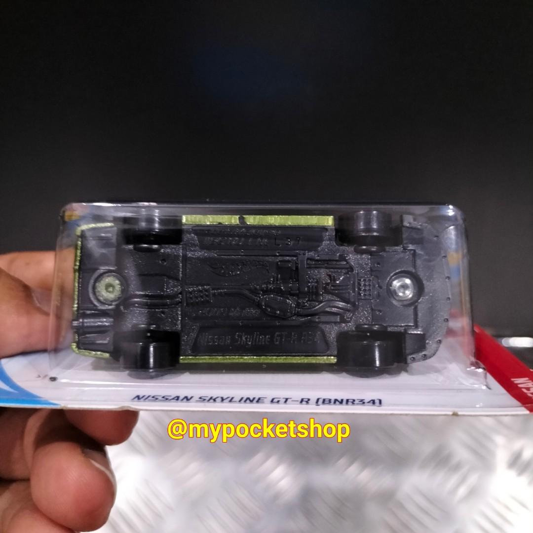 RESERVED Base Variant Hot Wheels NISSAN SKYLINE GT R BNR34 R34 Metalflake Olive Green