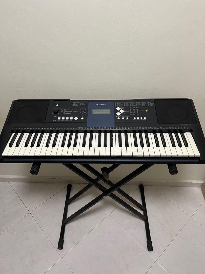 Piano Yamaha PSR E333 Hobbies Toys Music Media Musical