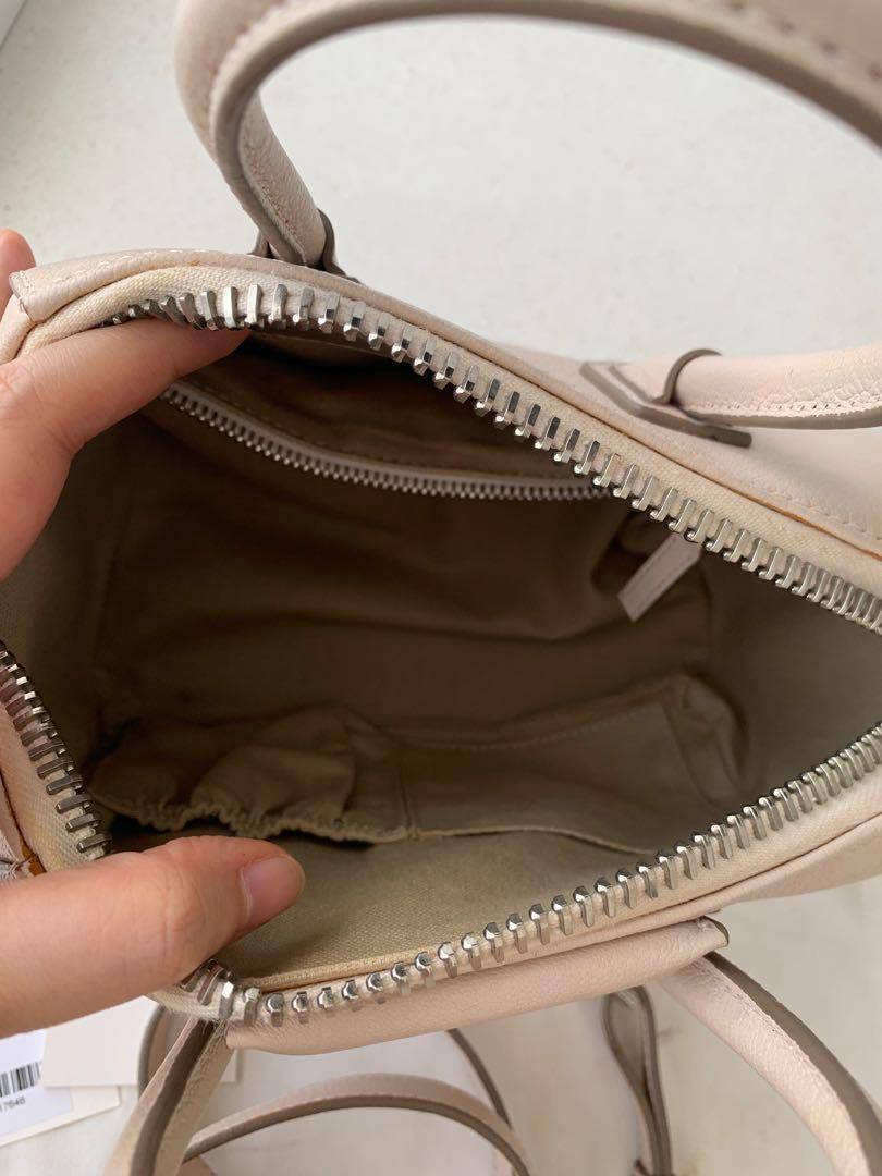 Givenchy Mini Antigona Nude Grained Barang Mewah Tas Dompet Di