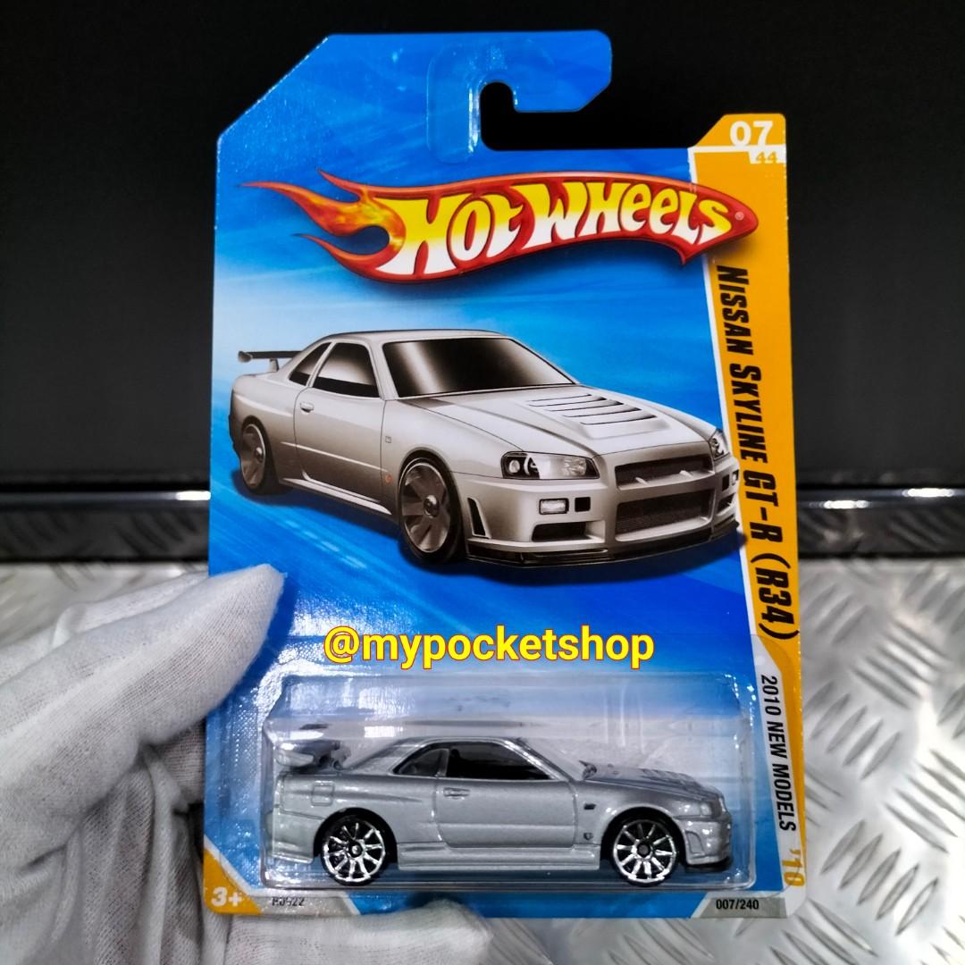 RESERVED Hot Wheels NISSAN SKYLINE GT R BNR R Metalflake Grey Hotwheels New