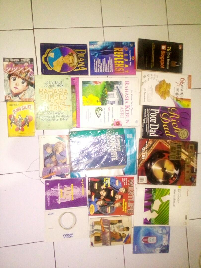 Borongan Buku Majalah Pendidikan Komik Sejarah Buku Alat Tulis Buku