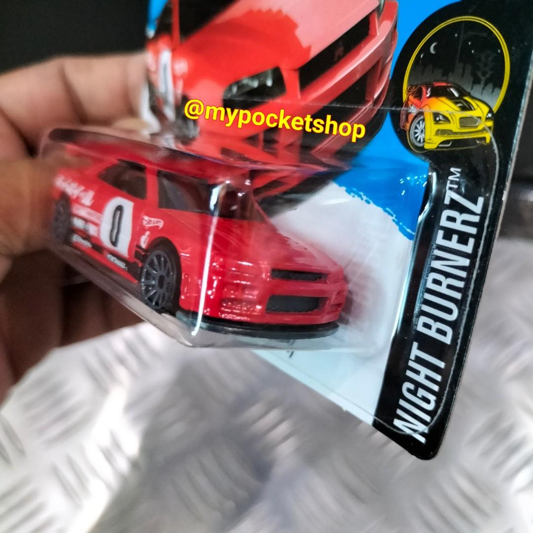 Hot Wheels NISSAN SKYLINE GT R BNR34 R34 Red 0 2016 Hotwheels Nightburnerz Need For