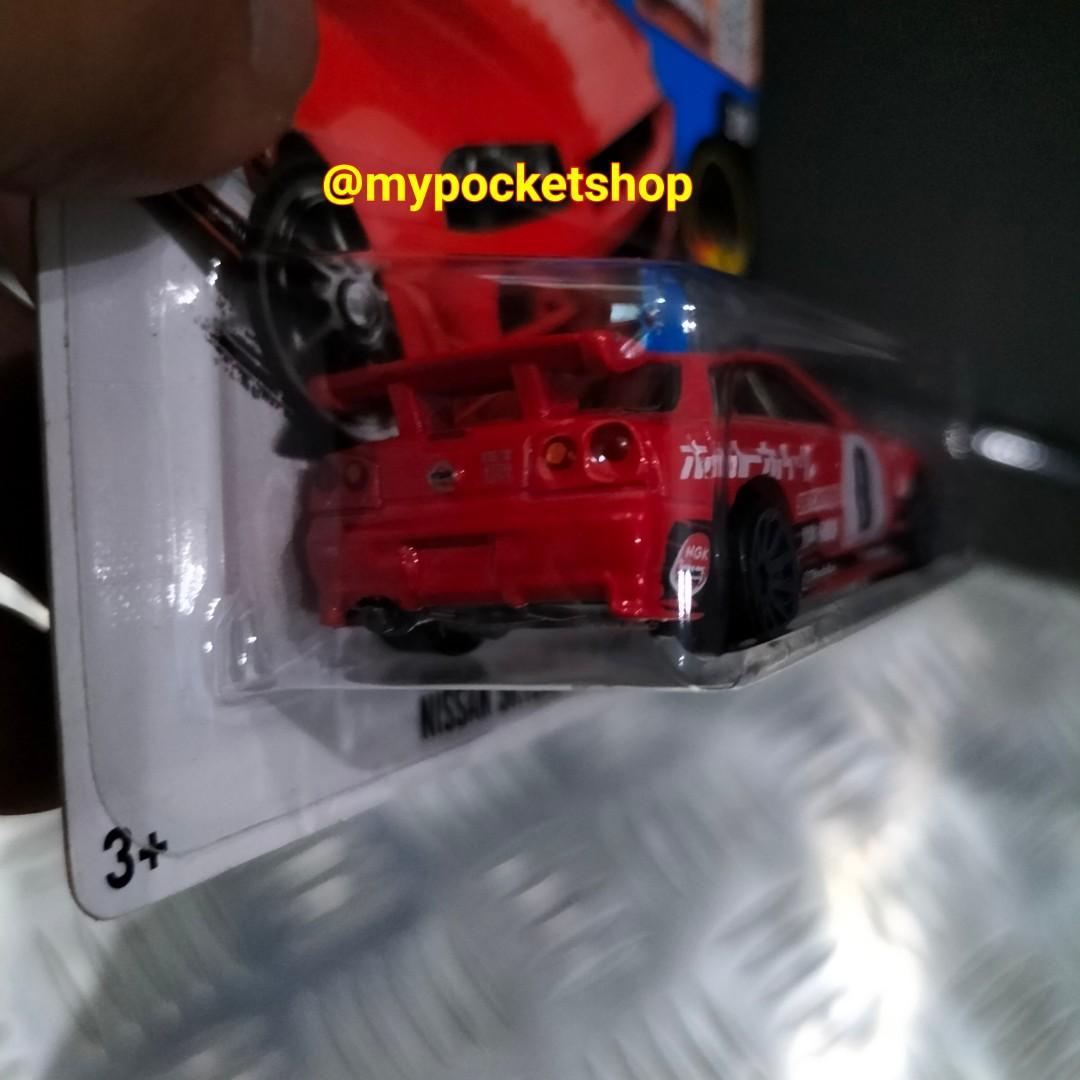 Hot Wheels NISSAN SKYLINE GT R BNR R Red Hotwheels Nightburnerz Need For