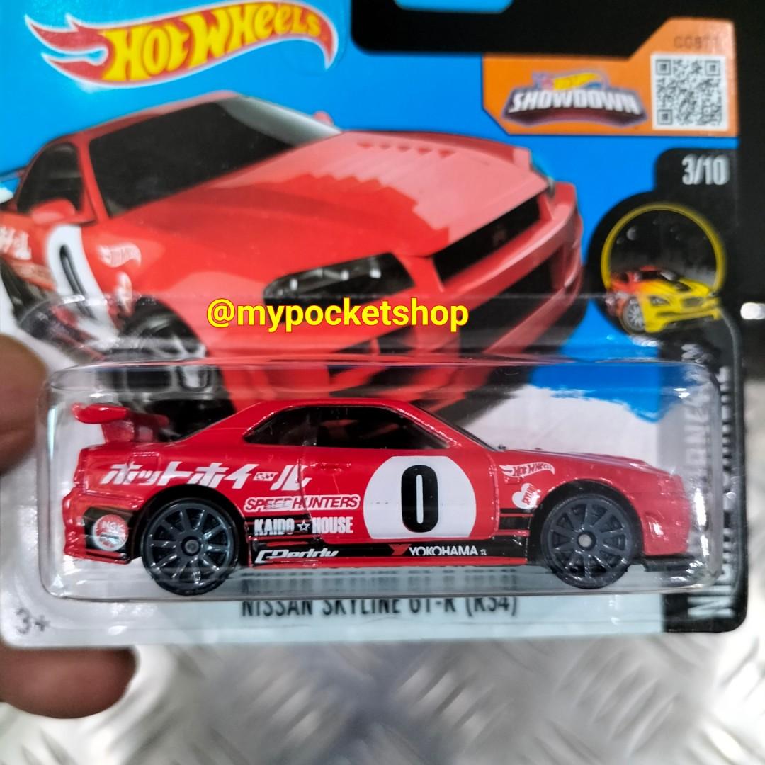 Hot Wheels NISSAN SKYLINE GT R BNR R Red Hotwheels Nightburnerz Need For