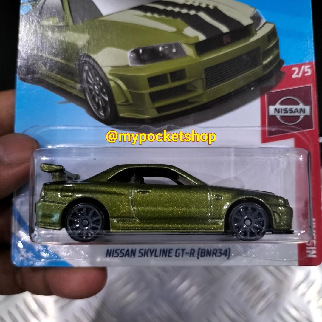 Reserved Base Variant Hot Wheels Nissan Skyline Gt R Bnr R Metalflake Olive Green