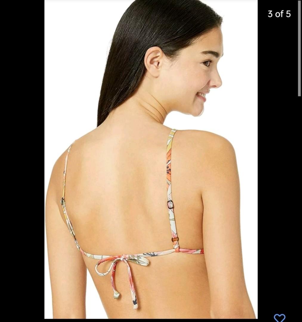 Billabong Tropic Luv Triangle Bikini Top Women S Fashion Swimwear