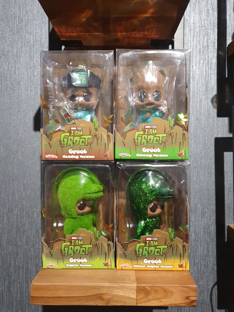 Hot Toys Marvel Studios I Am Groot Different Designs Cosbaby Complete Set Of Misb Hobbies