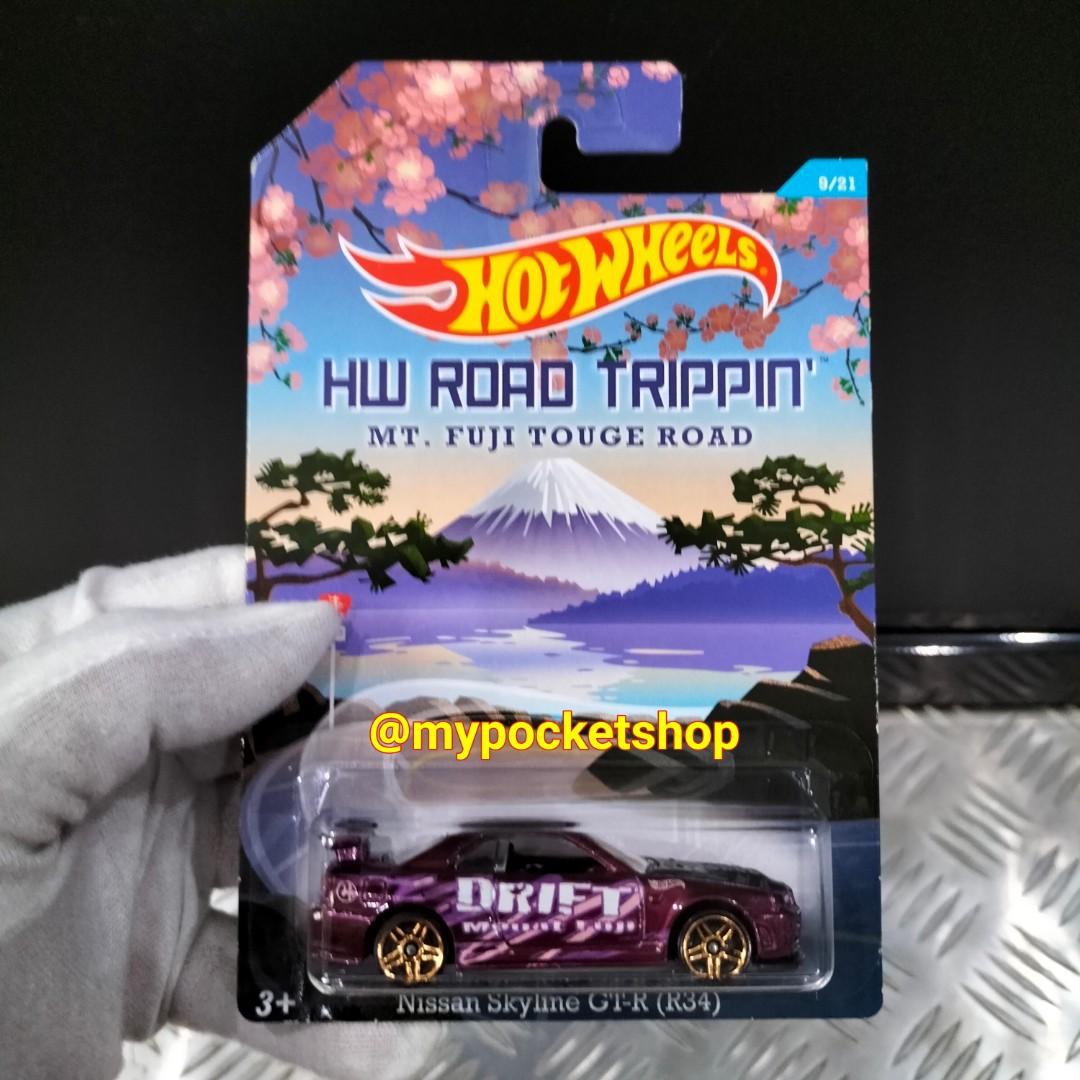Reserved Hot Wheels Nissan Skyline Gt R Bnr R Burgundy Hotwheels Road Trippin