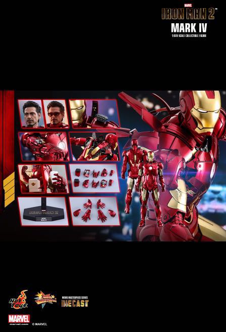 極新開封有啡盒 Hot Toys Hottoys Iron Man MMS461D21 Diecast 合金 mark IV MK4 欠人頭 興趣及遊戲 玩具 遊戲類 Carousell