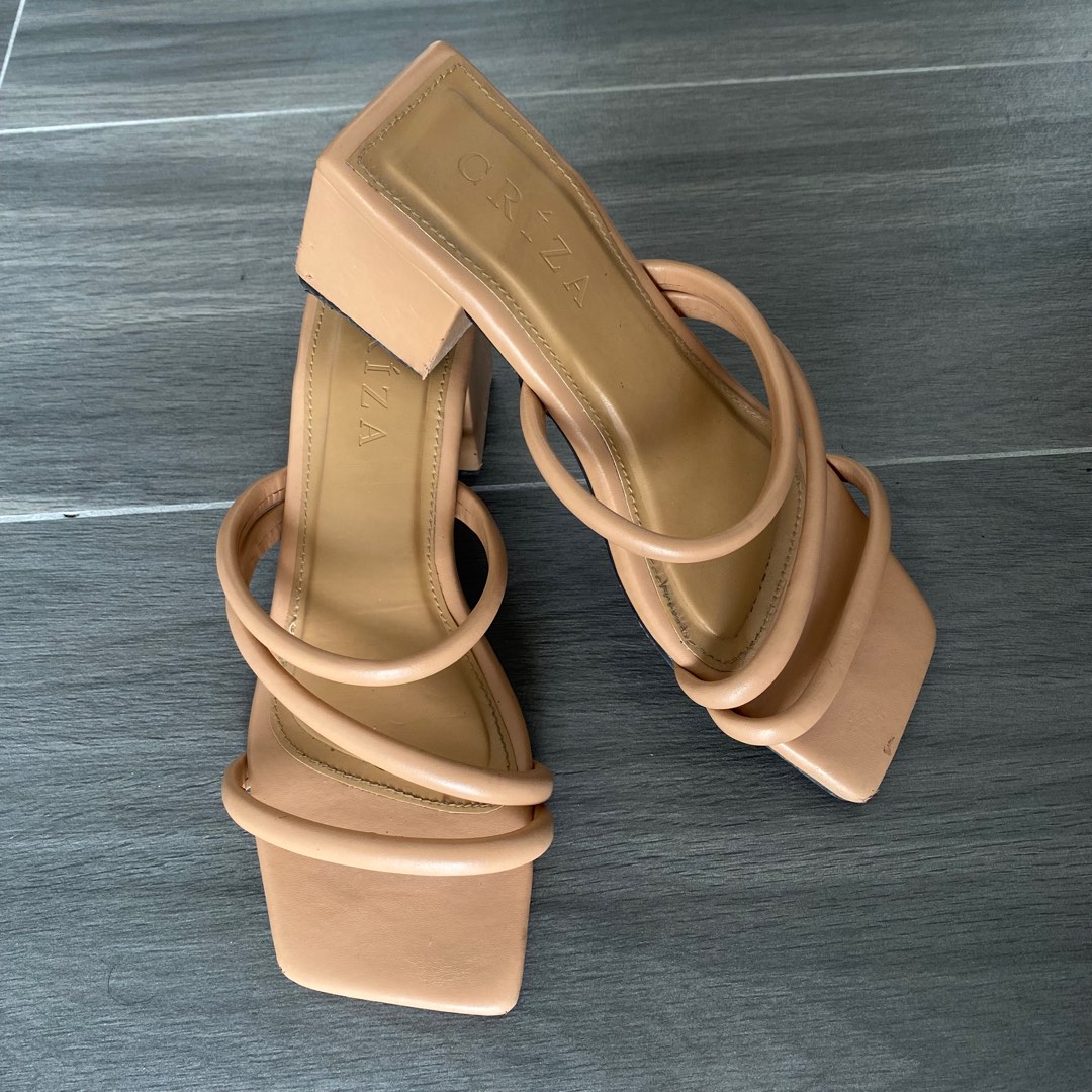 Criza Nude Heels Women S Fashion Footwear Heels On Carousell