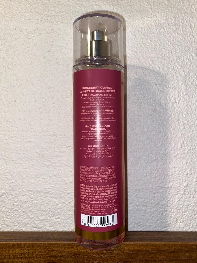 Bbw Pinkberry Clouds Fine Fragrance Mist Beauty Personal Care