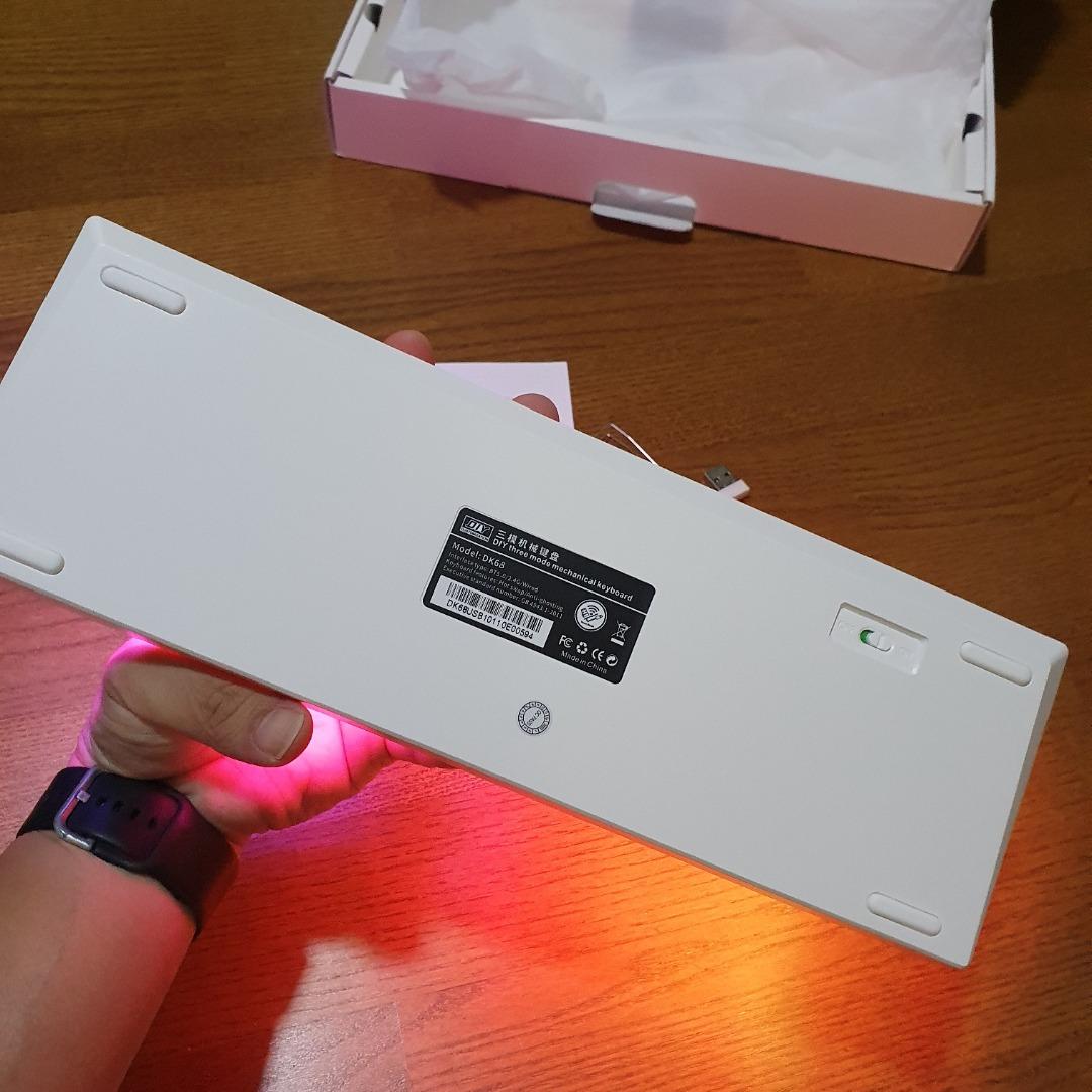 Dk Mode Wireless Pin Hot Swap Rgb Mechanical Keyboard Diy Kit For Gk Rk G S Akko