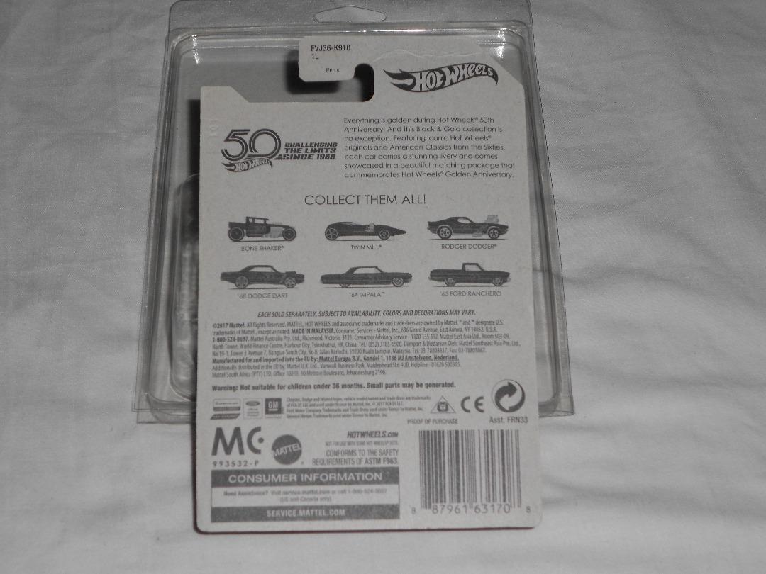 Hot Wheels Th Anniversary Black And Gold Series Complete Set Chase Car Included Hobbies