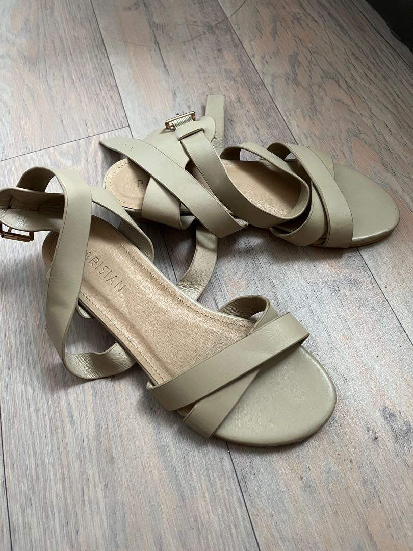Parisian Nude Sandals Size 6 5 Women S Fashion Footwear Flats
