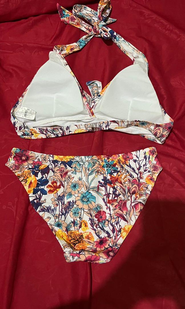 Pierre Cardin Floral Bikini Set Fesyen Wanita Pakaian Wanita Lainnya