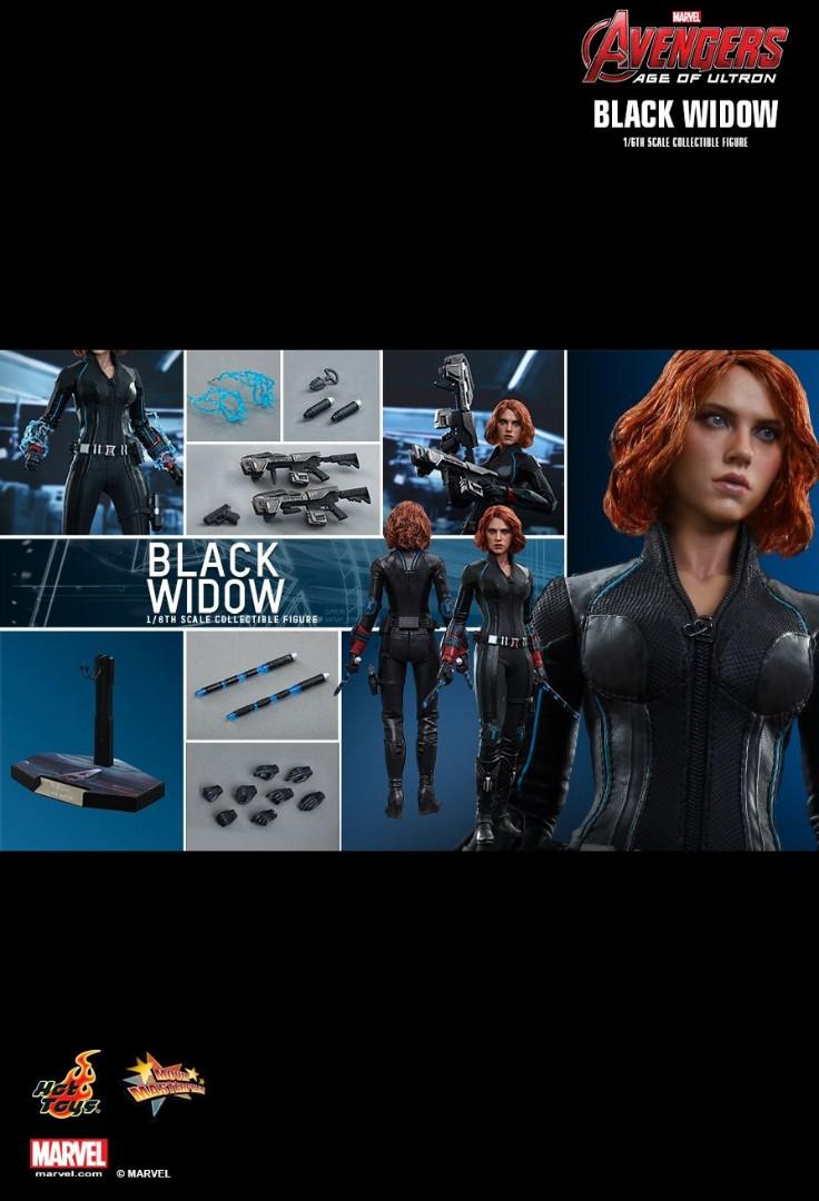 售全新膠袋未開Hottoys Black Widow Avengers Age of Ultron mms288 Hot Toys 黑寡婦 Avengers 2 興趣及遊戲 玩具