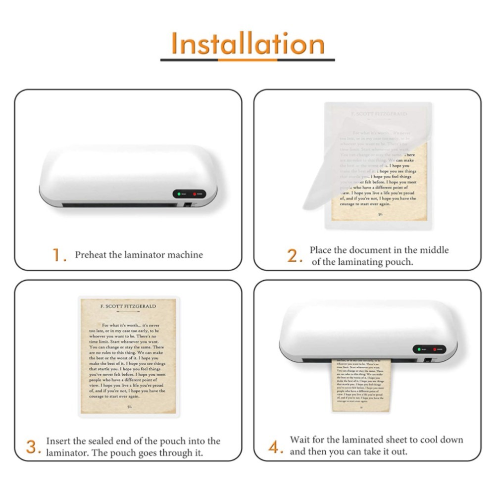 Laminator Pouch Self Laminating Pouch Film Sheet For Hot Cold Laminating Pouch For Document