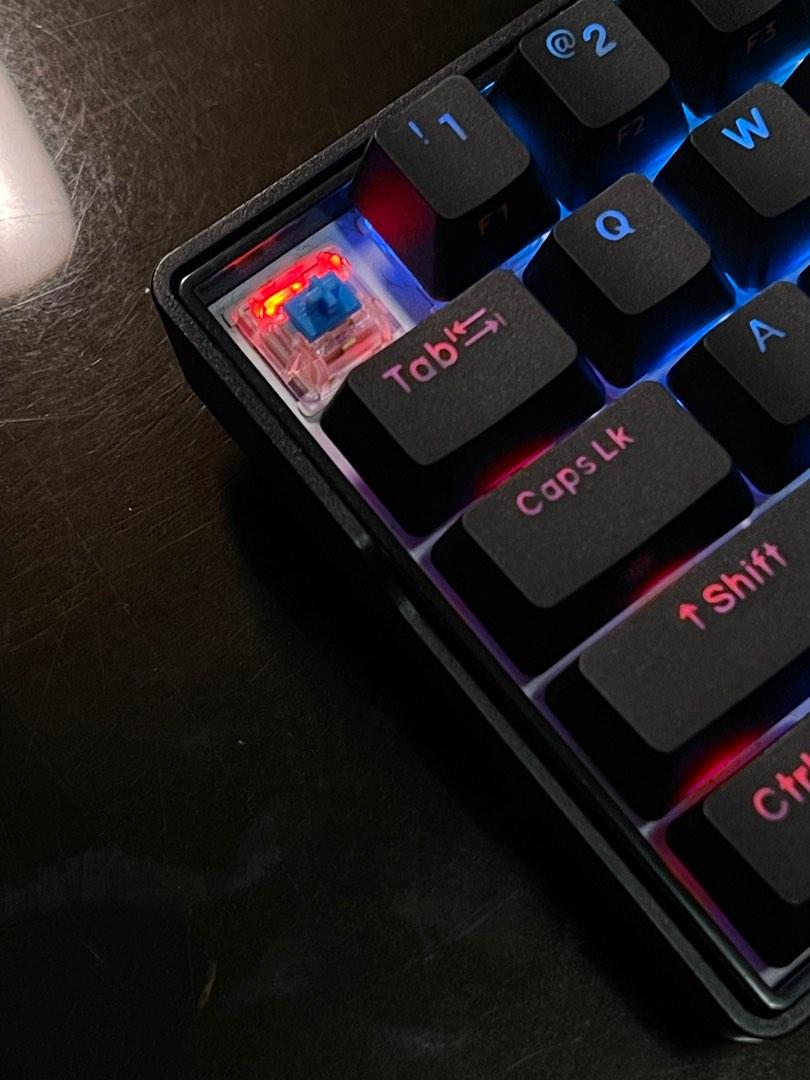 Kemove Dk Snowfox Bluetooth Blue Switches Hot Swappable Layout Computers Tech