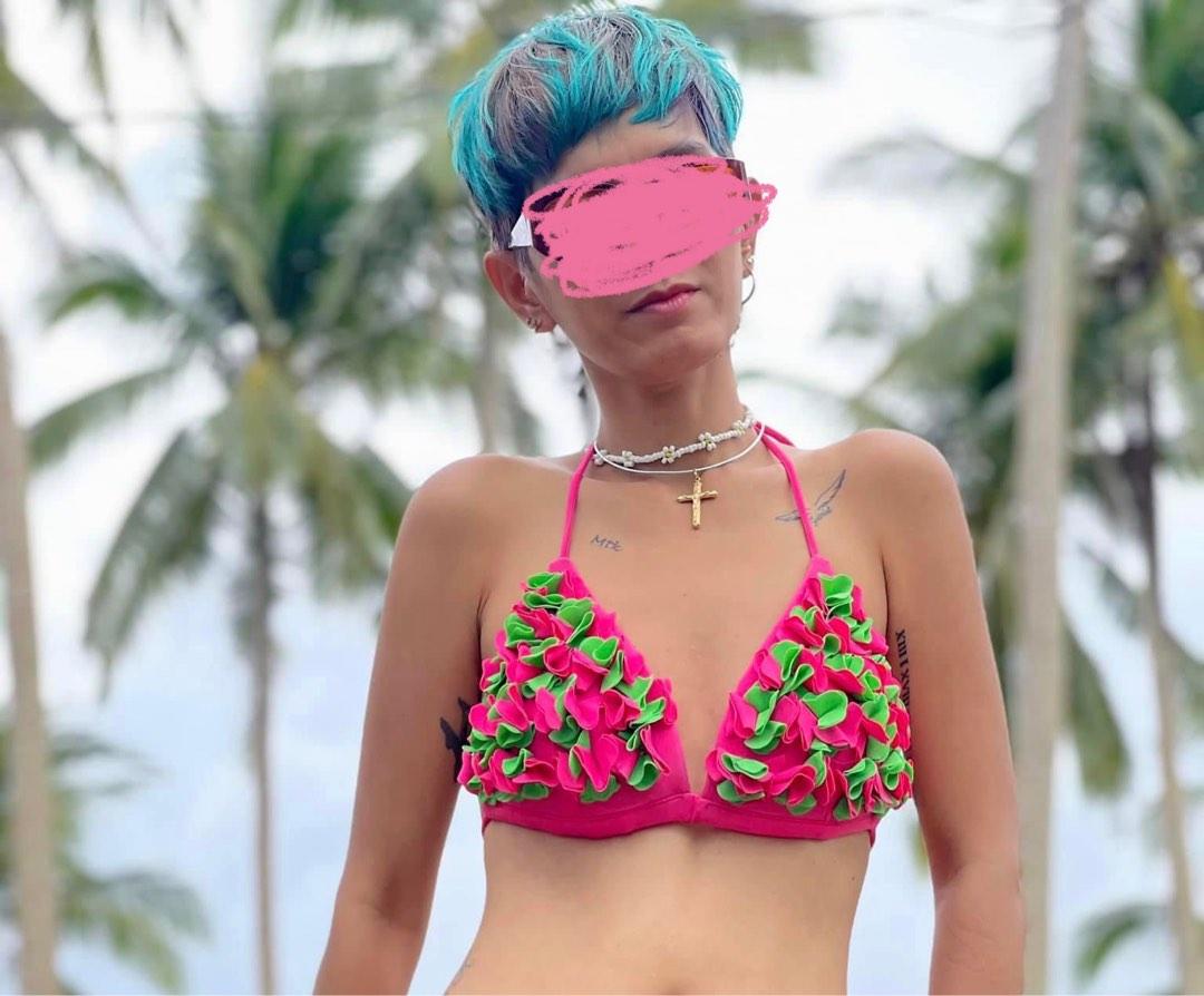 Sexy Pink Bikini Top Women S Fashion Swimwear Bikinis Swimsuits On