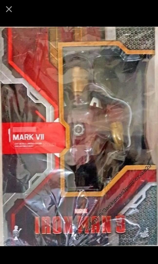 全新未開 hot toys HOTTOYS 鐡甲奇俠3 Ironman 3 Mark VII Bust mark 7 半胸像 興趣及遊戲 玩具 遊戲類 Carousell