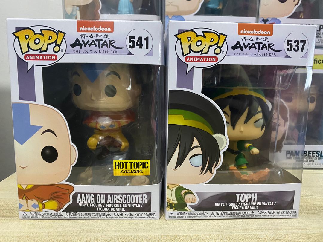 Funko Pop Animation Avatar The Last Airbender Toph And Aang On Airscooter Hot Topic