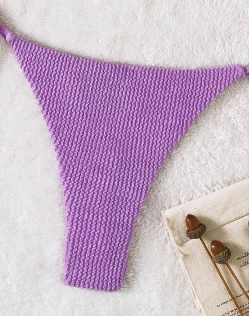 Sexy Triangle Side Tie Bikini Set Women S Fashion Swimwear Bikinis