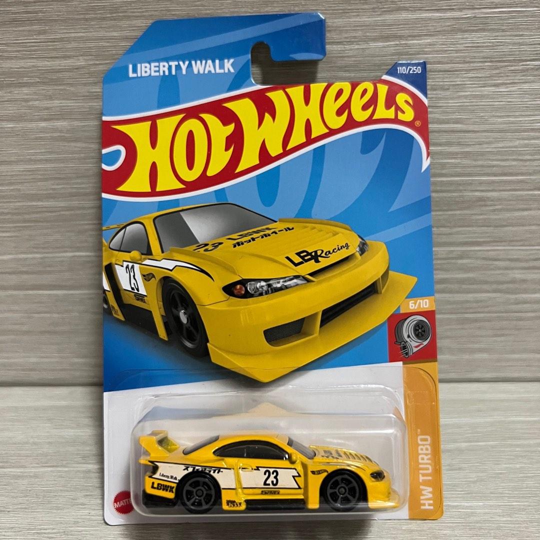 Hot Wheels Hotwheels HW TURBO LB SUPER SILHOUETTE NISSAN SILVIA S15 LIBERTY WALK LBWK yellow 興趣