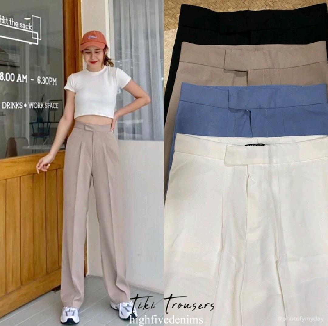 Nude Trousers Women S Fashion Bottoms Other Bottoms On Carousell
