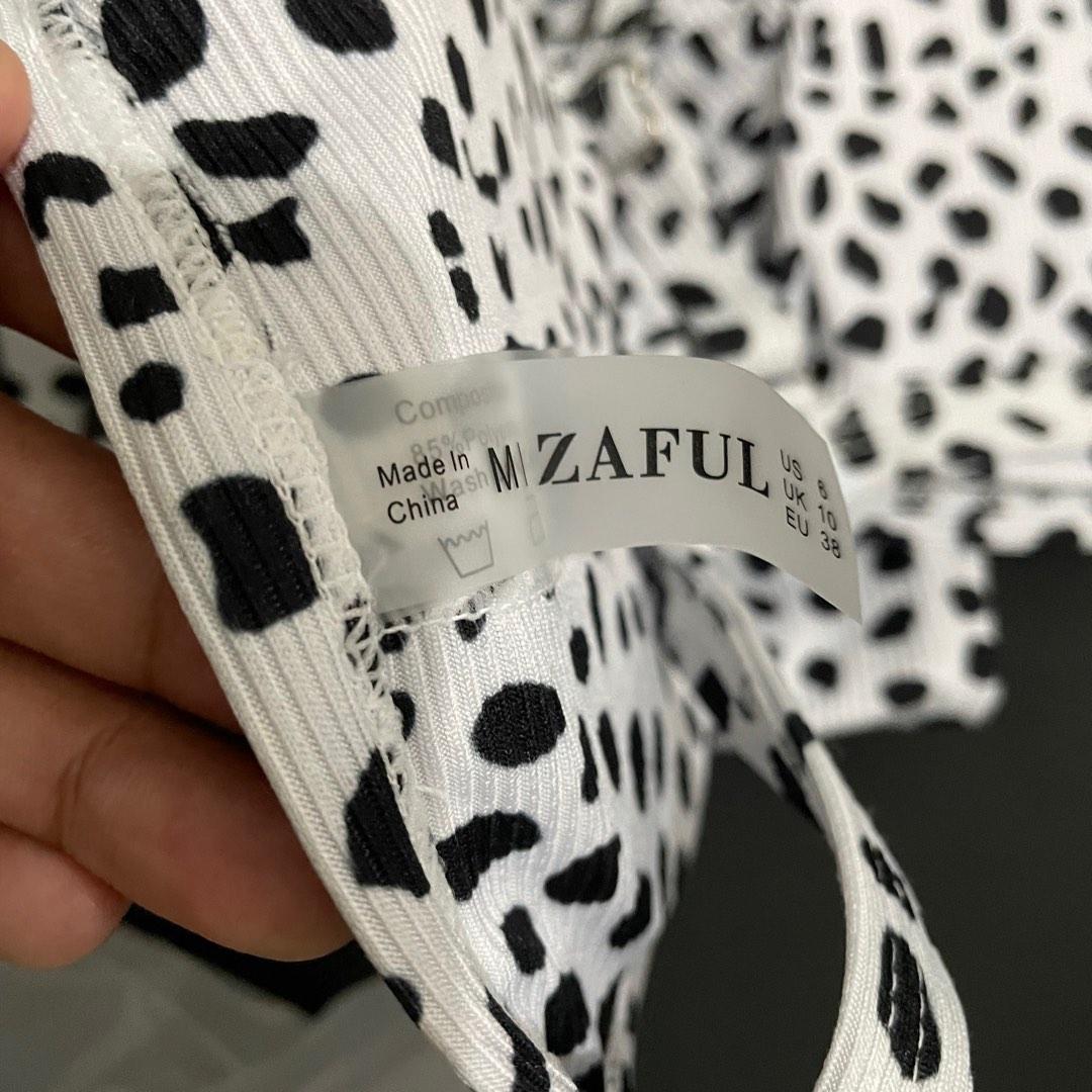 Zaful Cow Print Bikini Swimsuit Swimwear Women S Fashion Swimwear