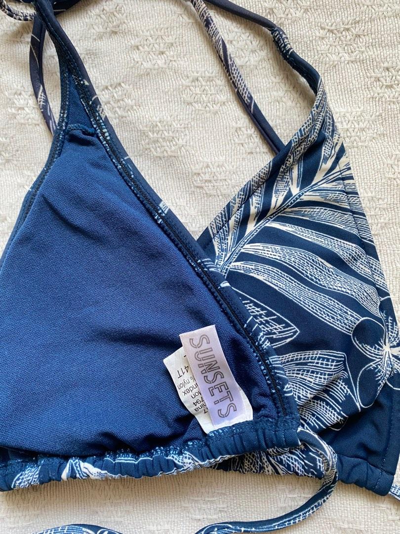 Sunsets Triangle Bikini Top Women S Fashion Swimwear Bikinis