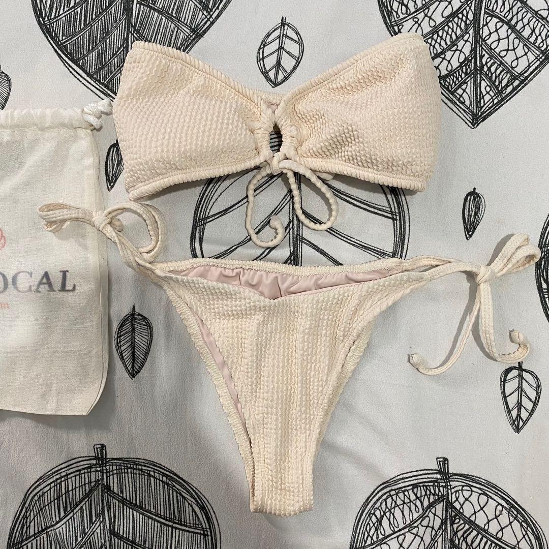Sew Local Bikini Set In Oat Women S Fashion Swimwear Bikinis