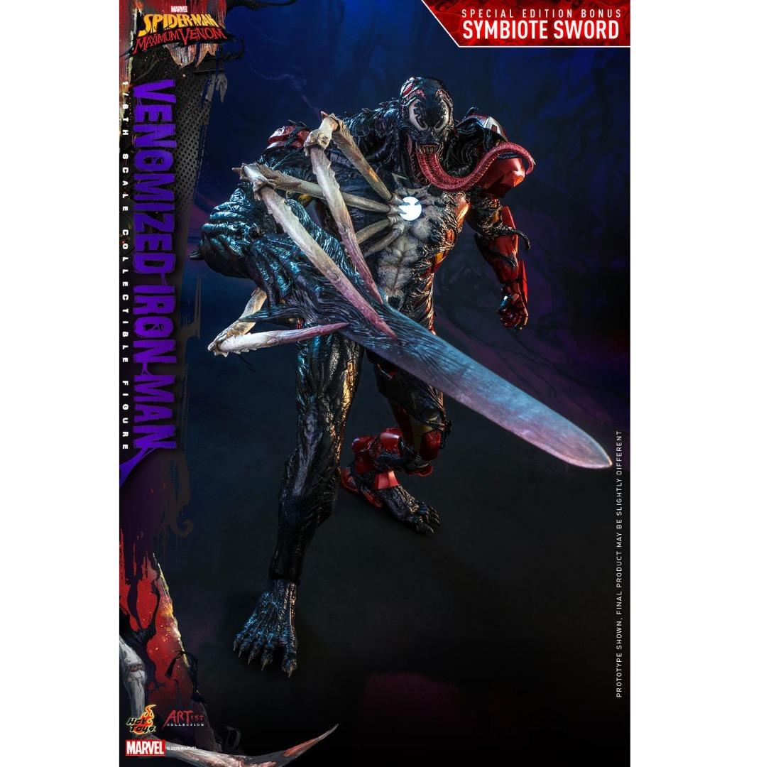 Hot Toys Th Scale Venomized Iron Man Collectible Figure Special Edition Hobbies Toys