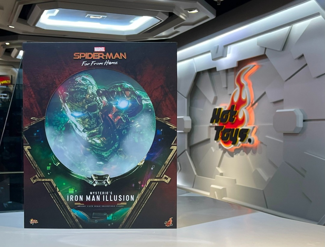 Hot Toys MMS580 Spider Man Far From Home Mysterio S Iron Man Illusion Hobbies Toys Toys