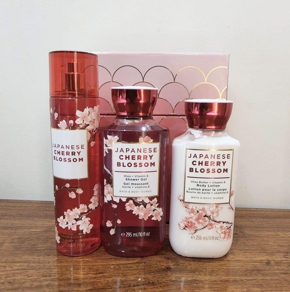 Bbw Japanese Cherry Blossoms Fragrance Set Beauty Personal Care