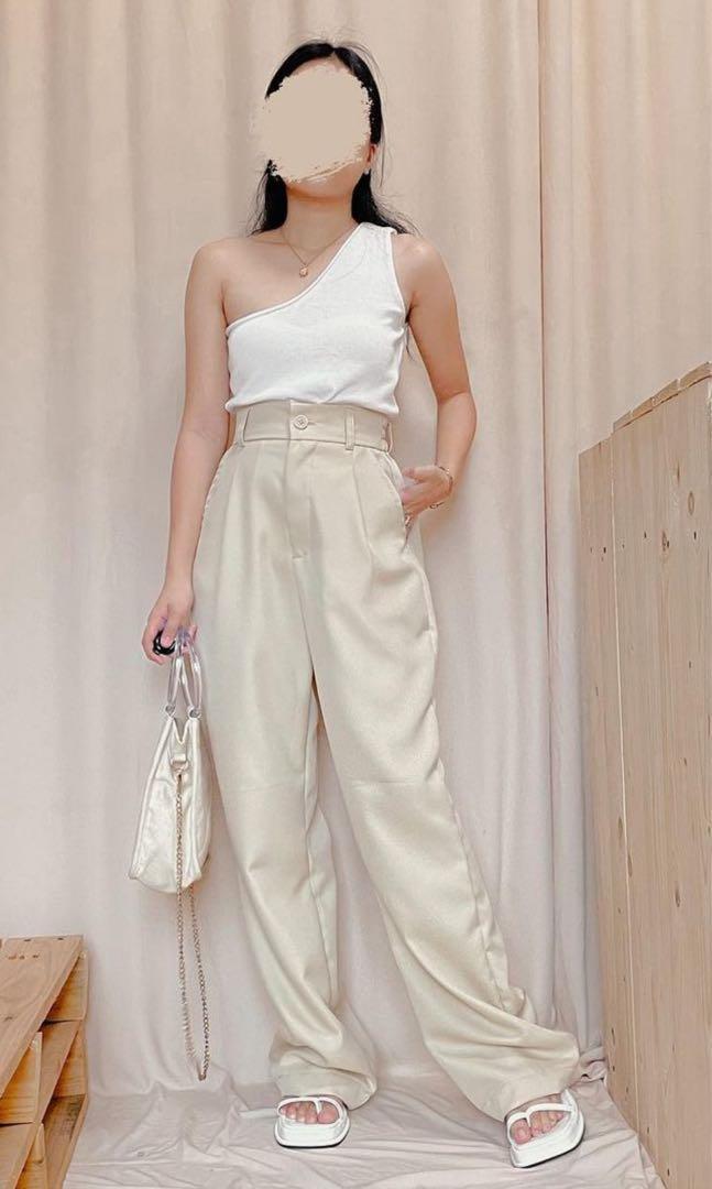 Nude Trouser Women S Fashion Bottoms Other Bottoms On Carousell